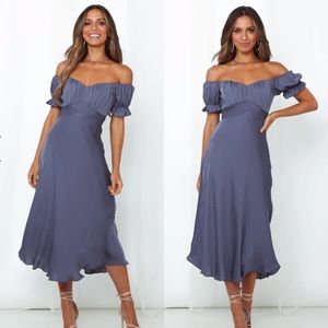 Hello Molly Sky Dress Midnight Blue